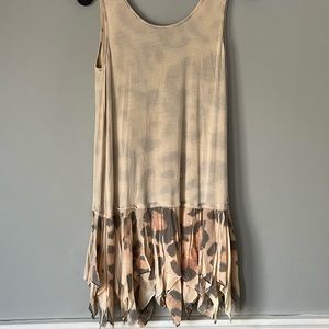 Origami by Vivien sz L sleeveless mini dress